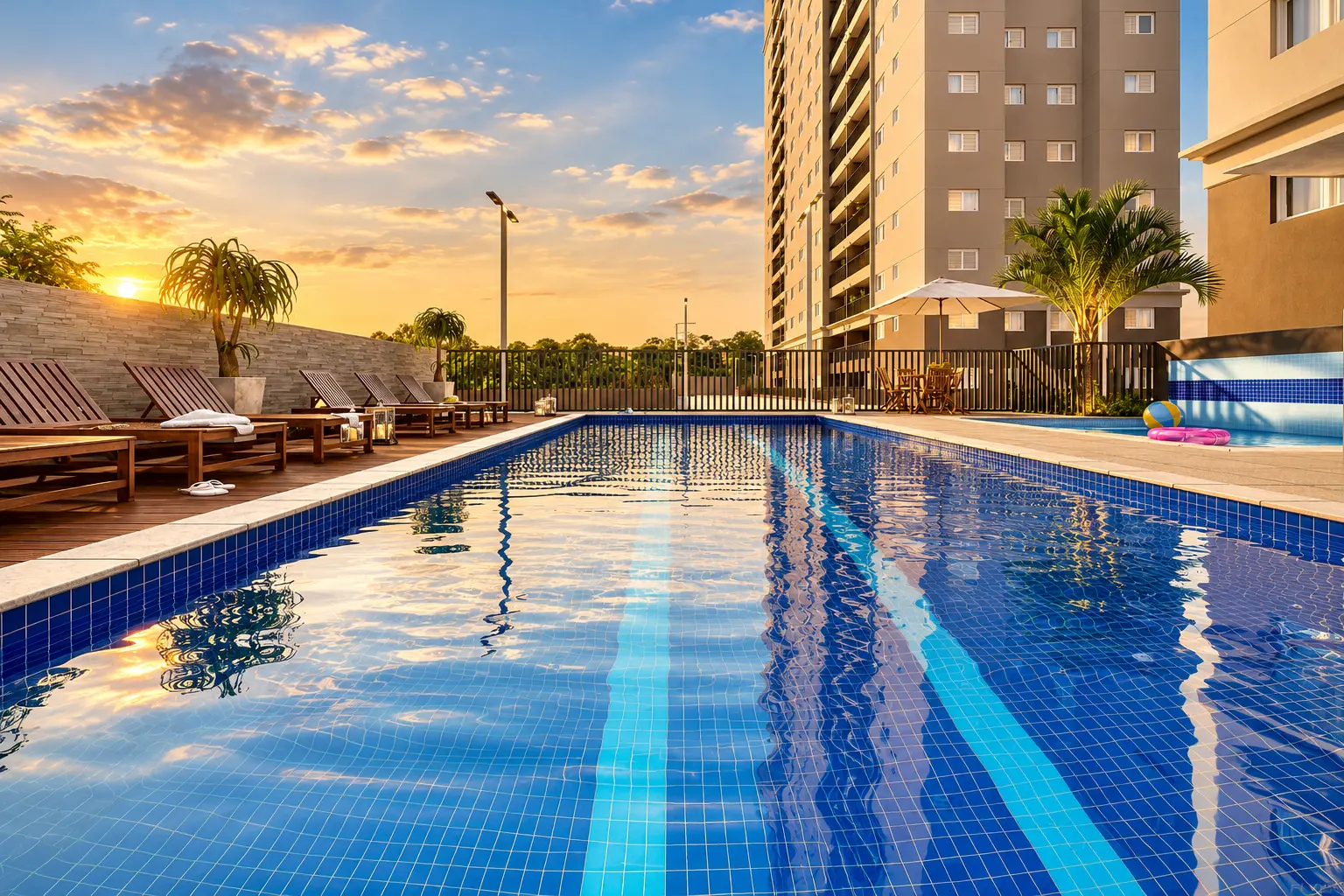 Piscina do Residencial Flórida Barueri